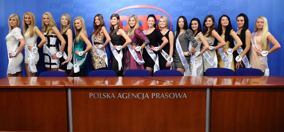 WARSZAWA KONFERENCJA PRZED FINAŁEM MISS POLONIA