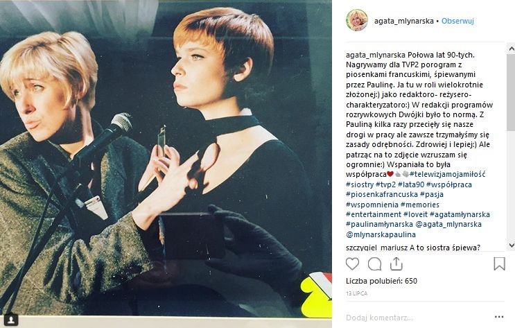 Agata Młynarska i Paulina Młynarska / Instagram Agaty Młynarskiej