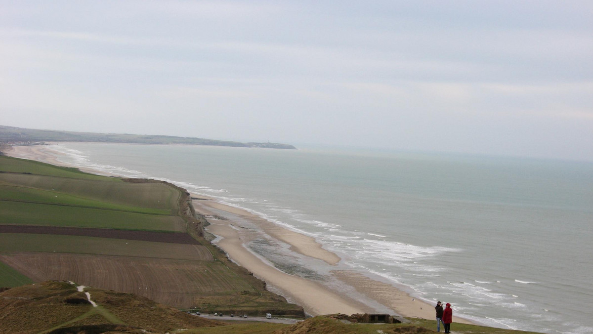 AP - Północne wybrzeże Francji, region Nord-Pas-de-Calais, na granicy Kanału La Manche i Morza Północnego, styczeń 2008