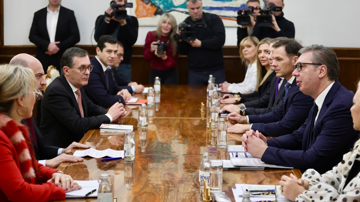 Aleksandar Vučić i Žan-Noel Baroo