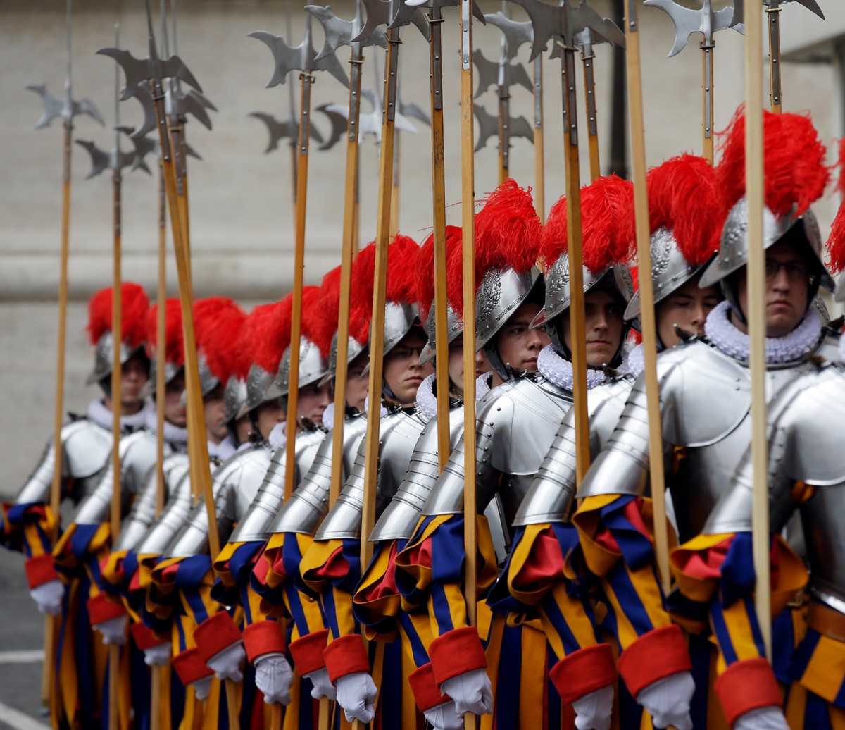 Gwardia Szwajcarska Watykan gwardziści