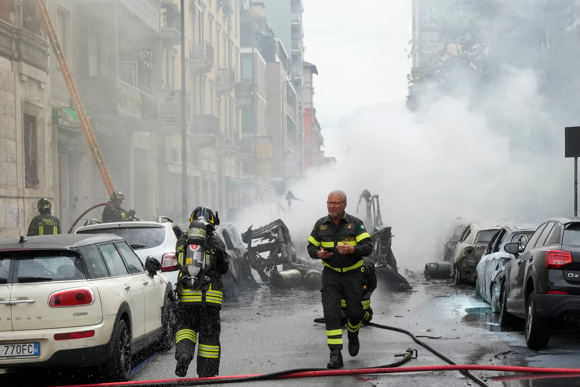 V Miláne vybuchla dodávka s kyslíkovými bombami.