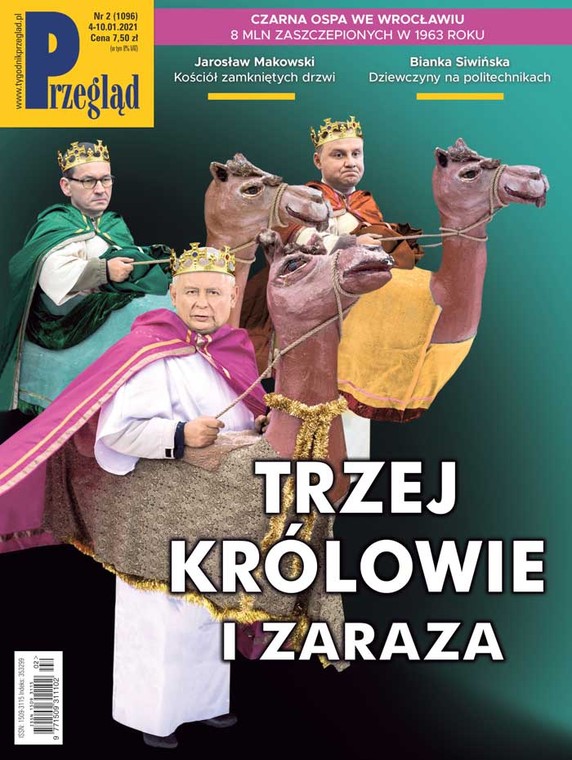 Okładka najnowszego numeru tygodnika "Przegląd"