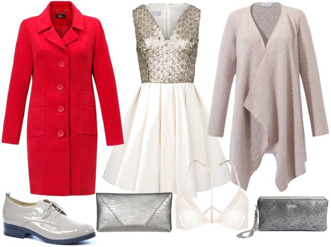 STYLIZACJE na andrzejki: płaszcz- Midori/midori.pl, narzutka- Jelonek/jelonekm.pl, sukienka- White House/whitehouse.sklep.pl, torba- Boca/boca.pl, kopertówka- antbag by ania/antbags.pl, buty – Caprice/caprice.pl, stanik- Tkmaxx/tkmaxx.pl, naszyjnik- Tkmaxx/tkmaxx.pl