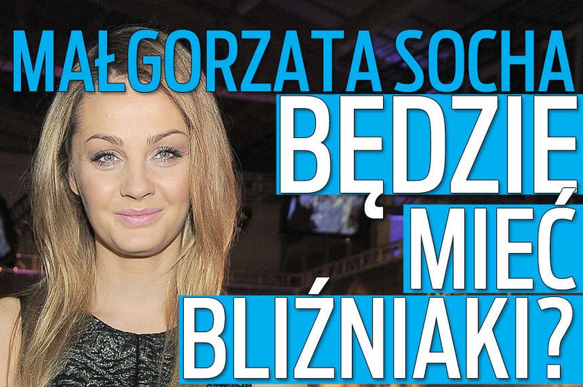 Małgorzata Socha będzie mieć bliźniaki?