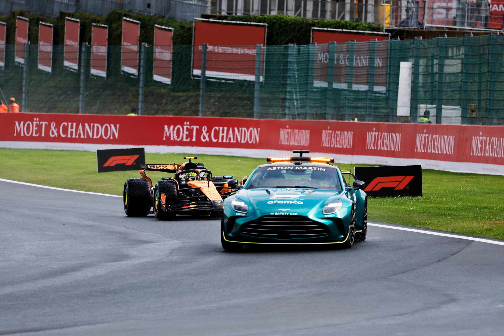 VC Belgicka: Britský pilot Lando Norris (McLaren).