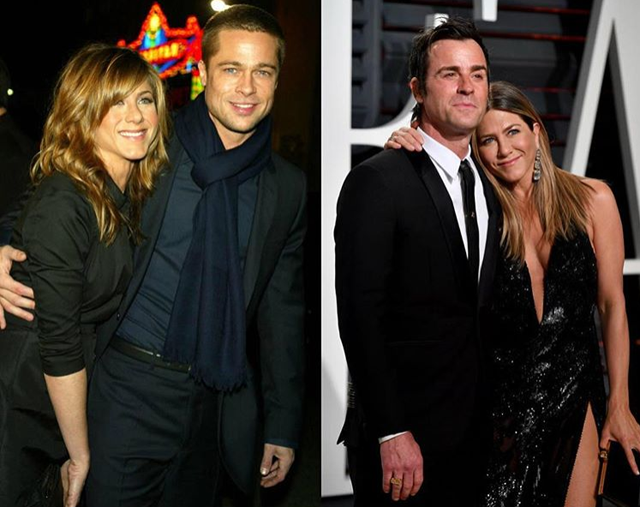 Jennifer Aniston, Brad Pitt, Justin Theroux 