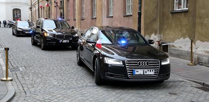 Pojazd SOP zderzył się z tramwajem. „W środku osoba ochraniana”