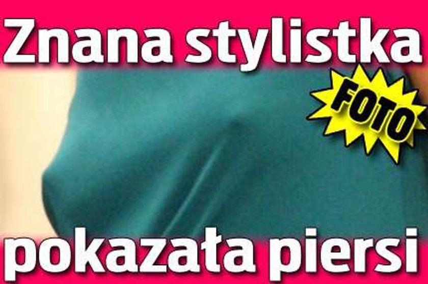 Znana stylistka pokazała piersi. Foto