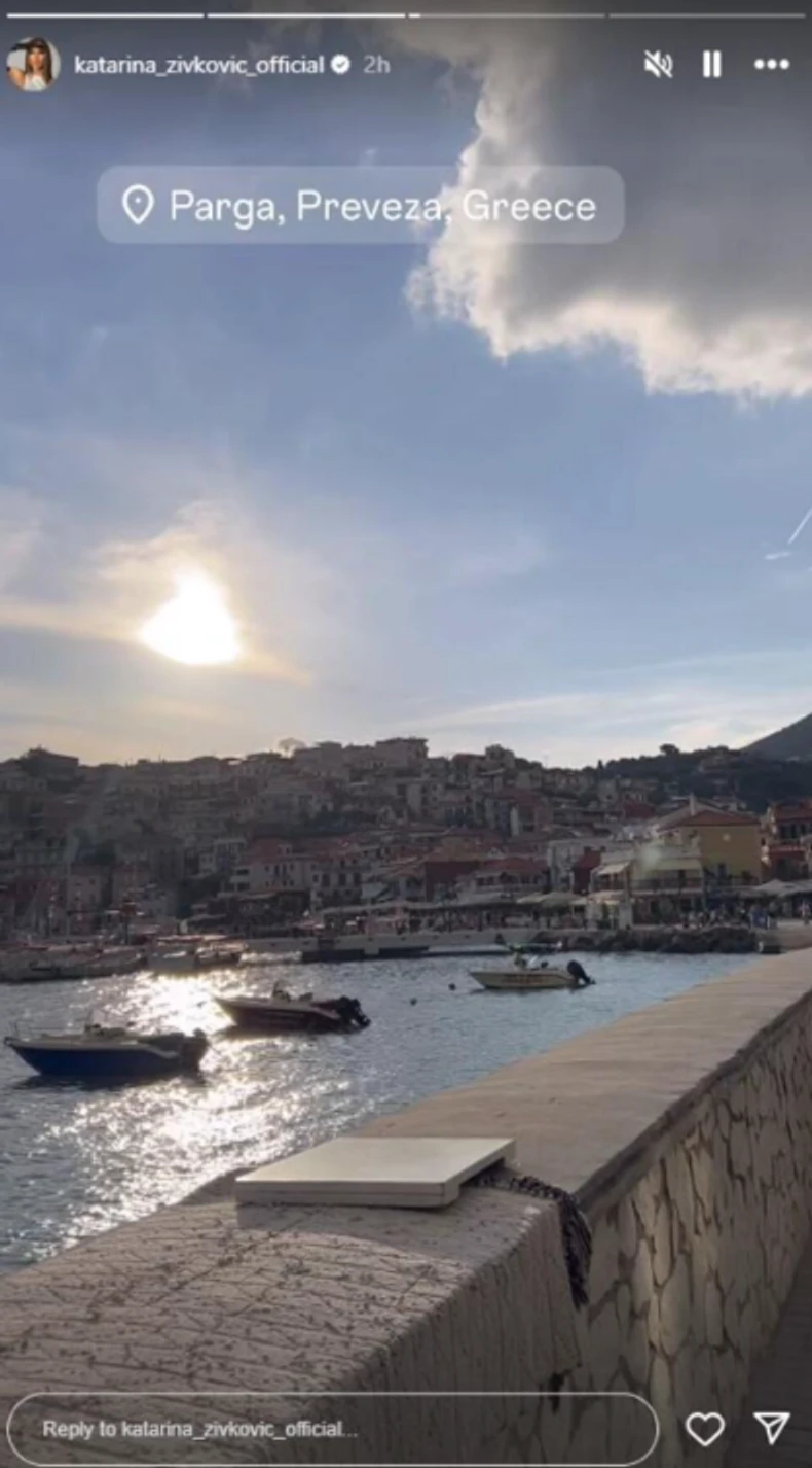Katarina Živković uživa na moru