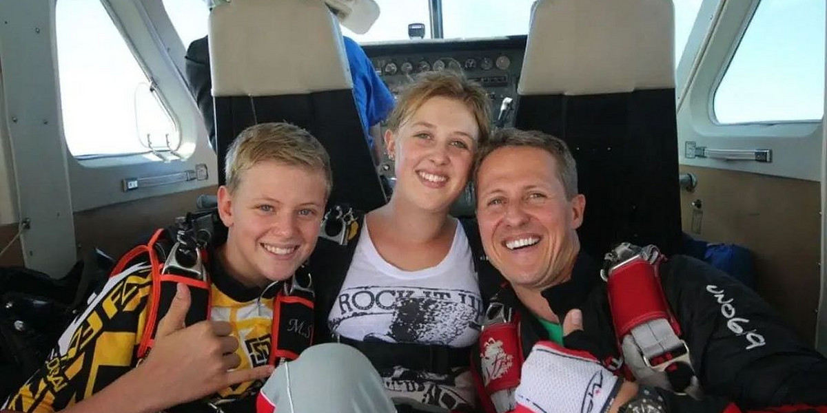 Michael Schumacher z córką Giną (w środku). Przed nią ważne wydarzenie. 