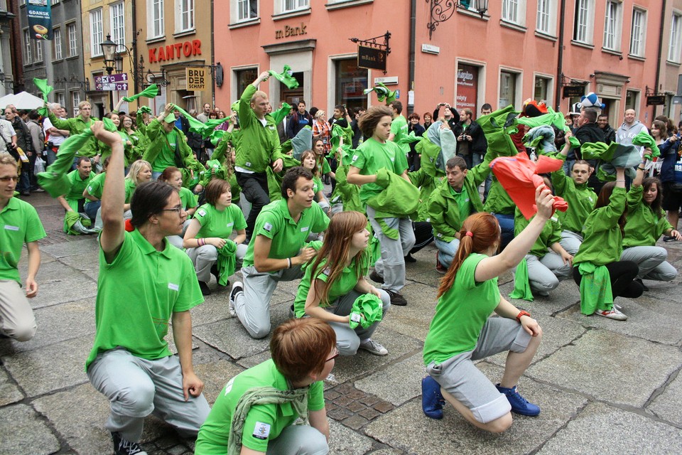 Flash mob w Gdańsku