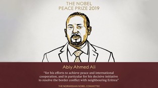Abiy Ahmed Ali, premier Etiopii z pokojową Nagrodą Nobla