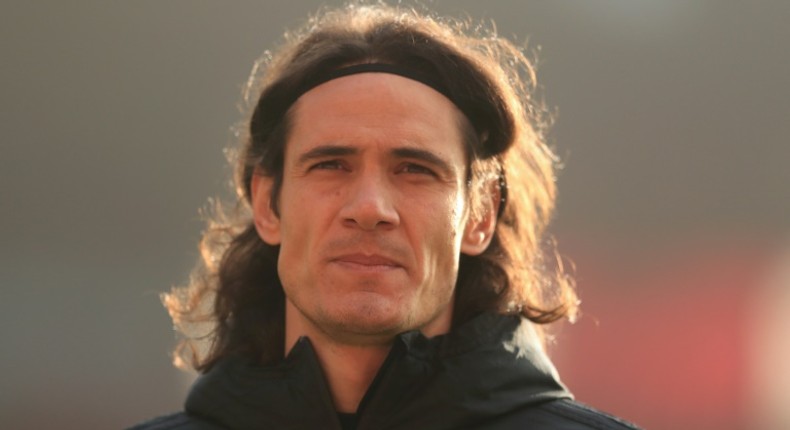 Manchester United forward Edinson Cavani