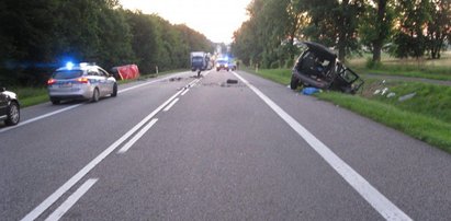 Makabryczny wypadek w Małopolsce. 21-latka nie żyje, 4 osoby ranne