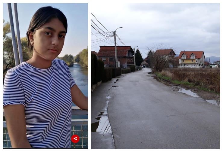 Monika je nestala negde na potezu od 100 metara puta