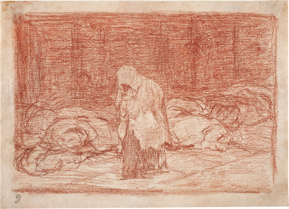 Goya, "Łóżka śmierci" (1812-14)