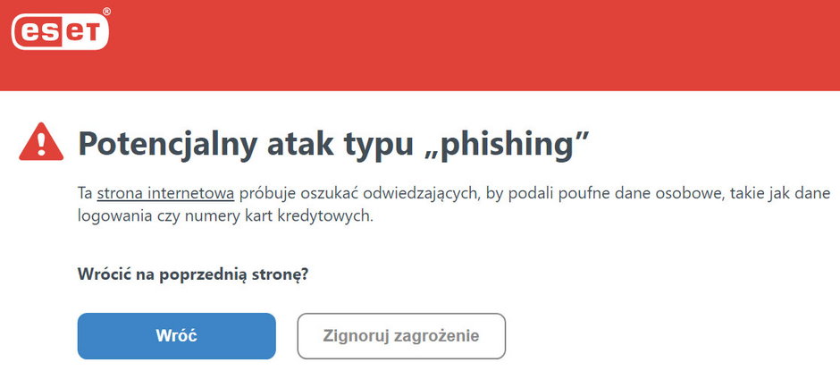 Programy antywirusowe bez trudu wykrywają próby ataku phishingowego