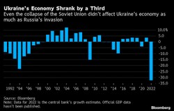 Gospodarka Ukrainy kontra wojna. PKB, budżet i straty rok po inwazji [WYKRESY]