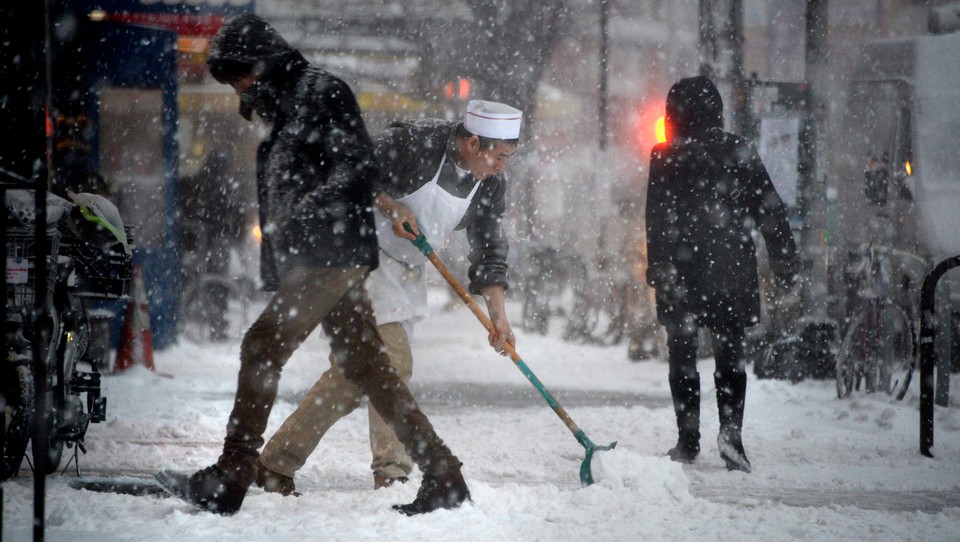 USA NEW YORK WINTER STORM (Winter Storm in New York)