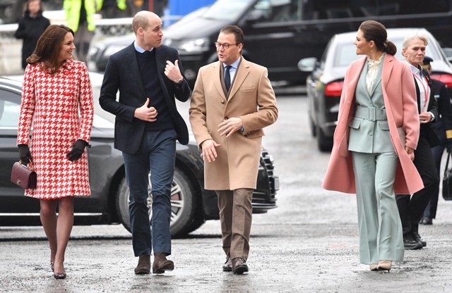 Kate Middleton, Vilmos herceg a svéd trónörökös-pár Victoria és Daniel