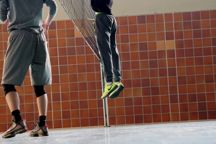 Skoczkowie na treningu