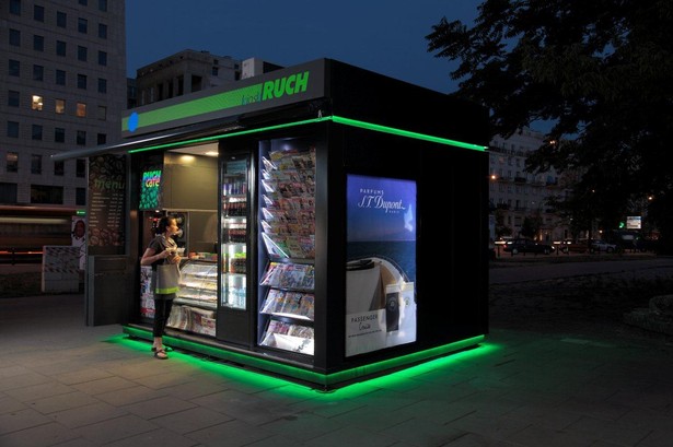 Nowy kiosk Ruchu