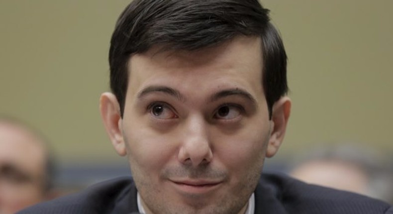 Martin Shkreli, the former CEO of Turing Pharmaceuticals, appearing before a hearing in Washington.