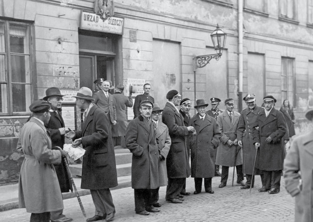 fot. NACA Antyżydowskie protesty na Uniwersytecie Warszawskim, 1936 r.