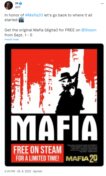 Mafia 4 je oficiálne vo vývoji. Jednotku práve rozdávajú zadarmo ...