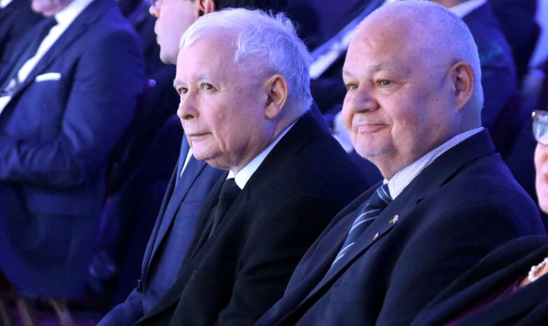 Jarosław Kaczyński i Adam Glapiński