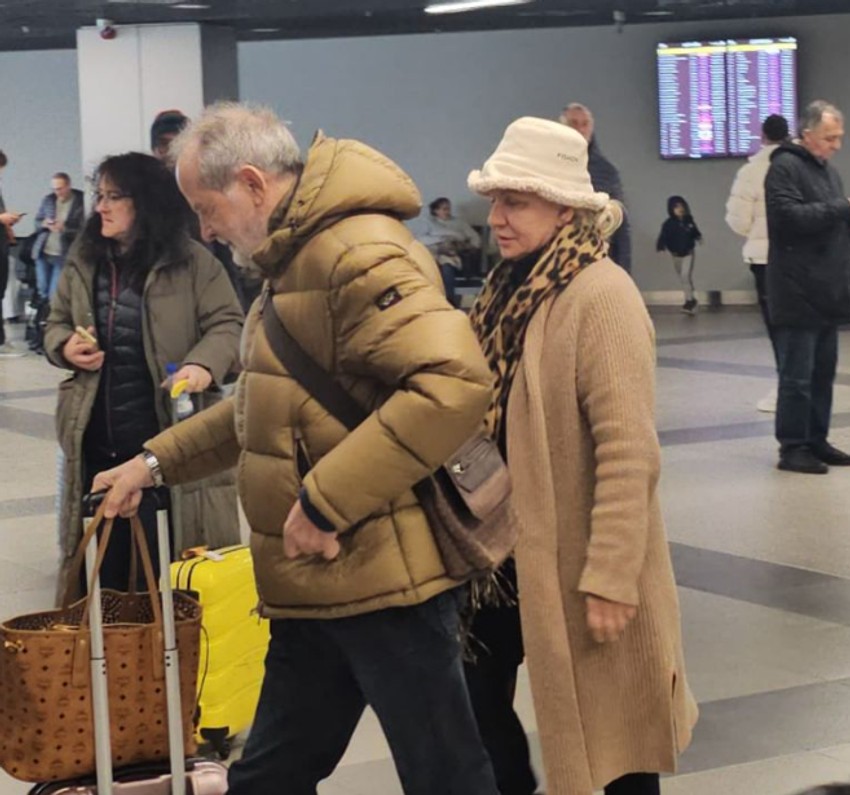 Vesna Zmijanac na aerodromu