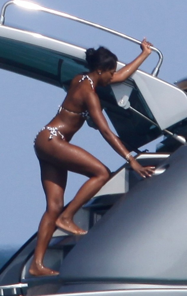 Naomi Campbell w bikini