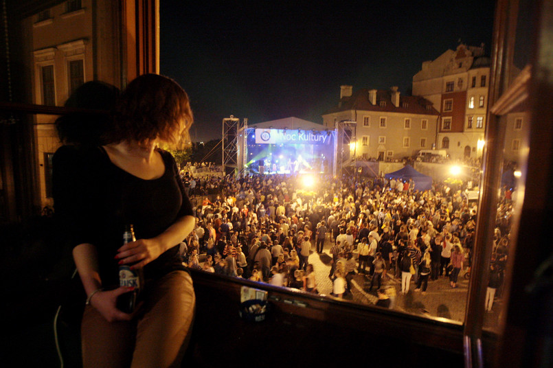 Noc kultury w Lublinie. Zdjęcie ilustracyjne z imprezy w 2013 roku