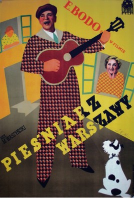 Plakat filmu „Pieśniarz Warszawy”