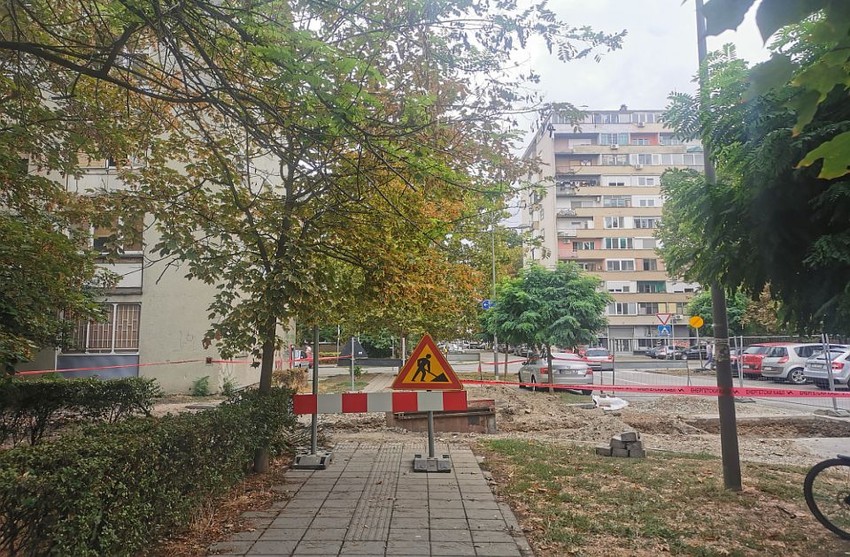 Radovi na Grbavici u Novom Sadu