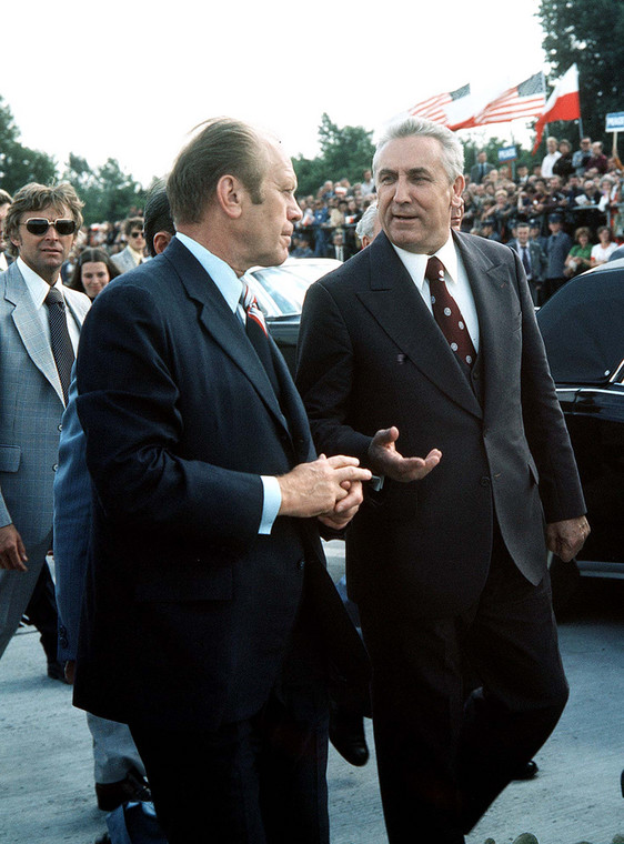 Gerald Ford i Edward Gierek (Warszawa, lipiec 1975 r.)