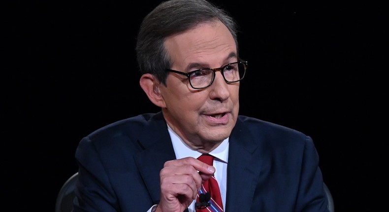 Former Fox News anchor Chris Wallace moderated the first presidential debate on September 29, 2020.