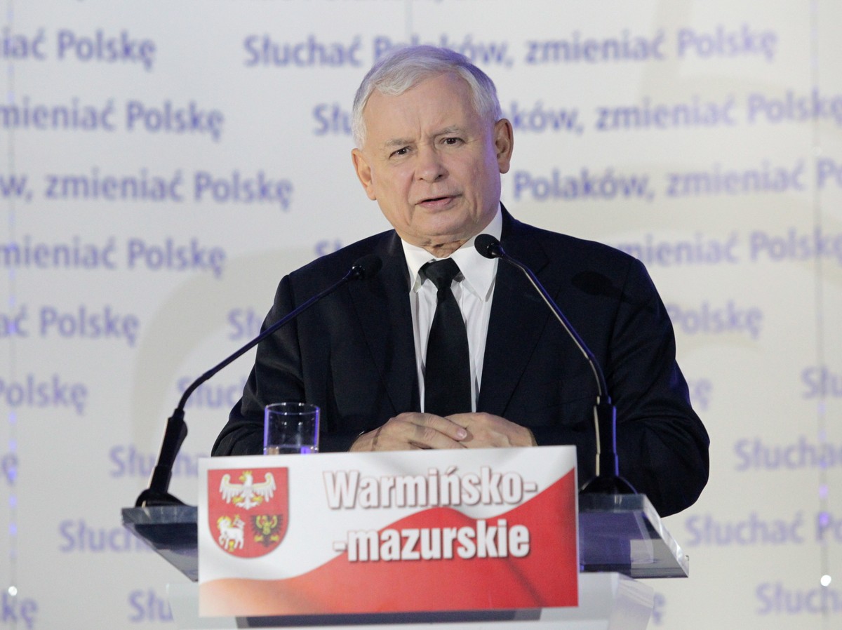 Prezes PiS Jarosław Kaczyński