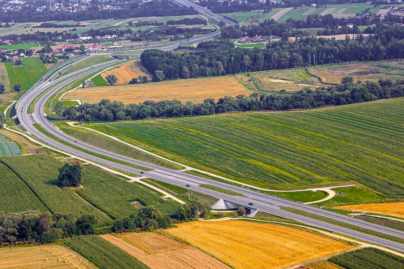 Istniejący fragment drogi ekspresowej S1