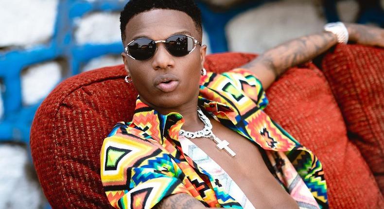 Wizkid loves his floral beach shirts {instagram/wizkid}