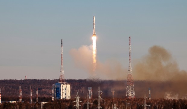 Lansiranje satelita na raketi "Sojus" sa kosmodroma Vostočni na Dalekom istoku Rusije 5. novembra