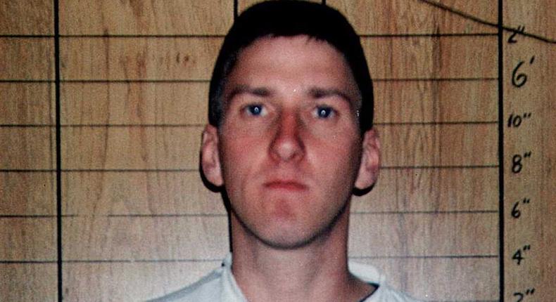 This evidence photo of Oklahoma City bombing suspect Timothy McVeigh was introduced at his trial in Denver on Monday, May 19, 1997.