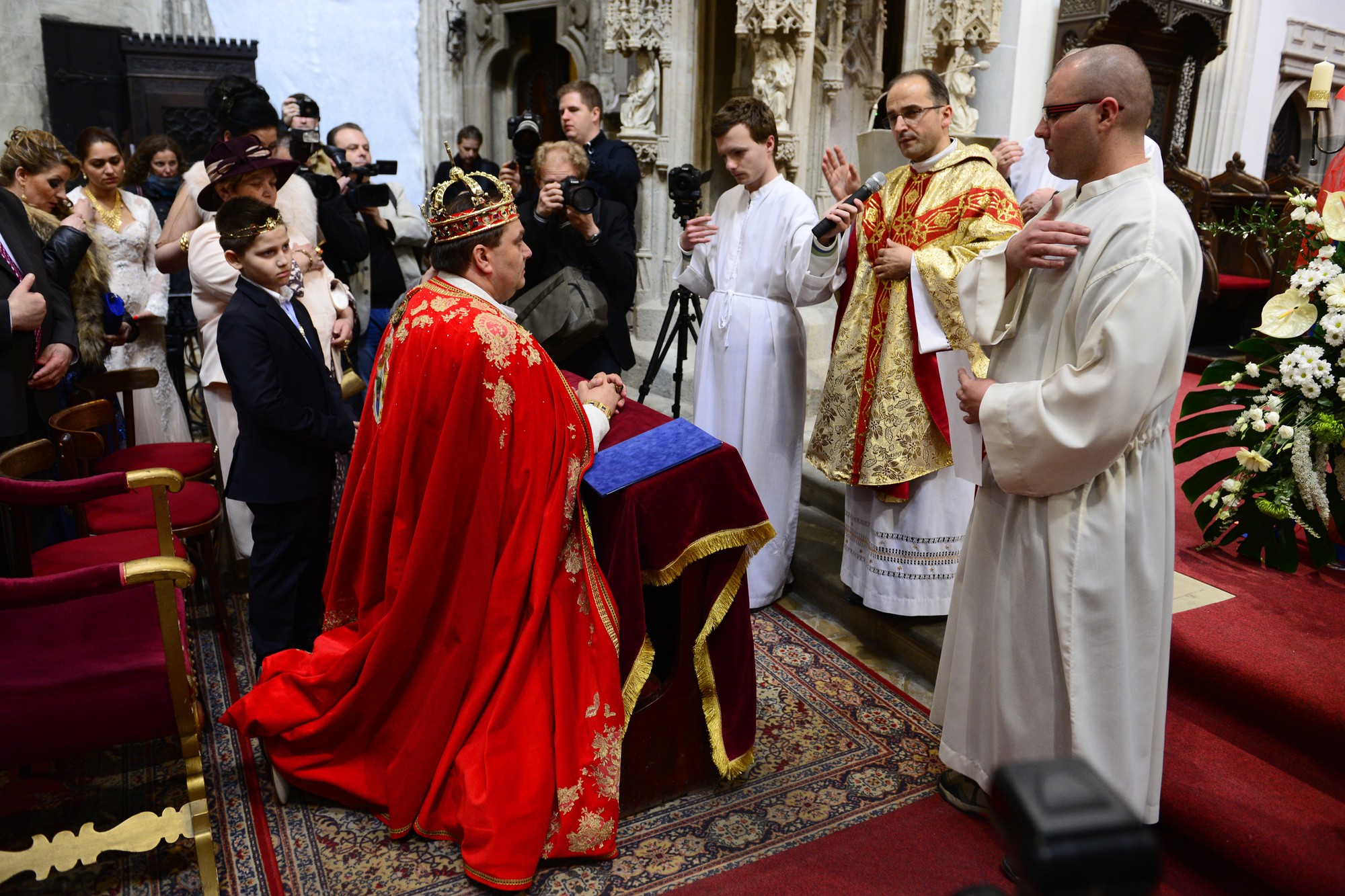 Rómsky kráľ Róbert I., košický vajda Róbert Botoš.