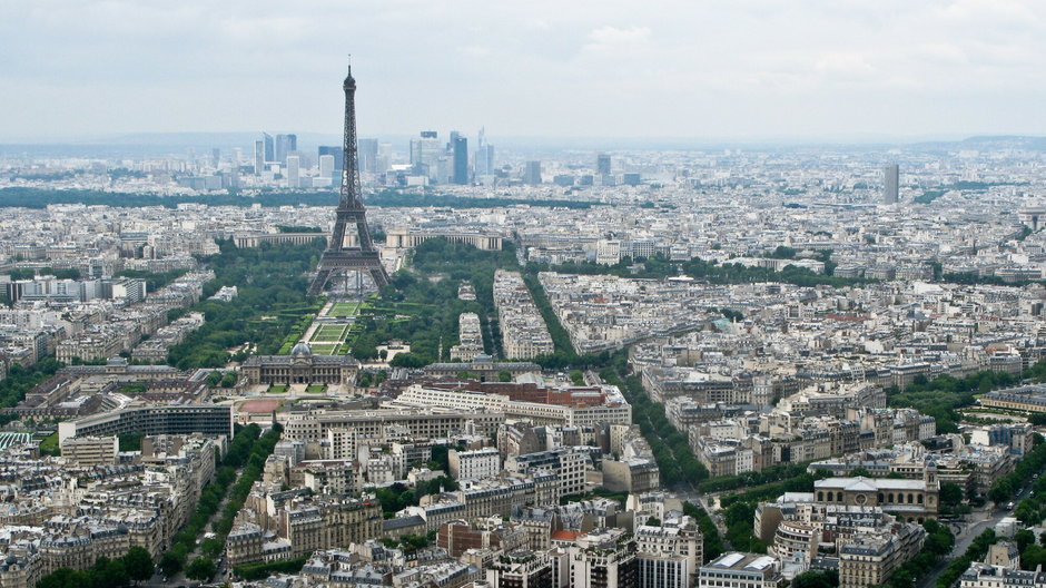 Panorama Paryża, stolicy kraju, który ma najniższą inflację w Unii Europejskiej