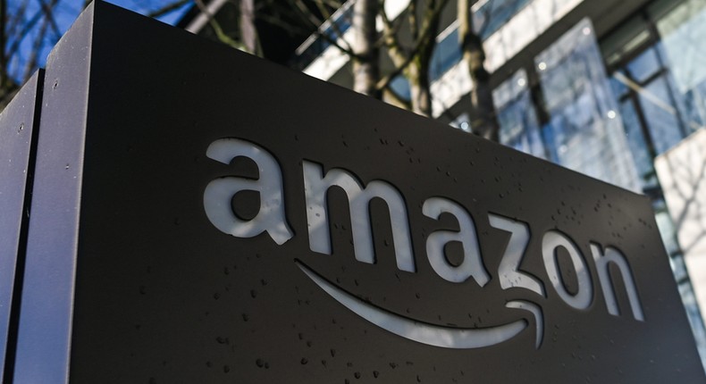 A view of the Amazon logo outside Amazon's offices in Dublin city center, Ireland on February 15, 2023.Artur Widak/NurPhoto via Getty Images.Artur Widak/NurPhoto/Getty Images