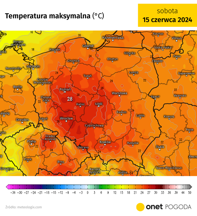 Już w weekend na zachodzie będzie nawet 28 st. C