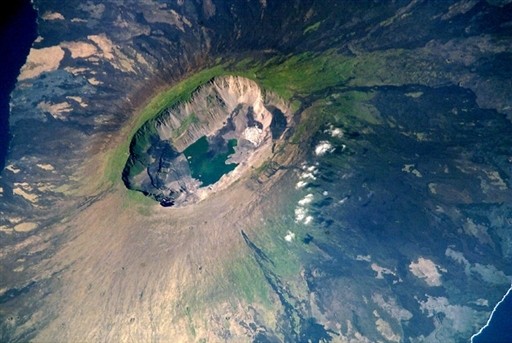 US - SPACE - LA CUMBRE VOLCANO - GALAPAGOS