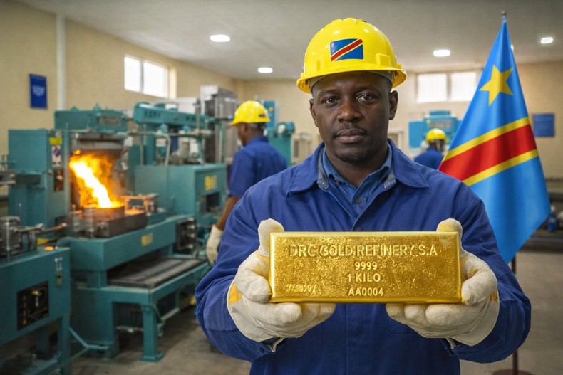 Le nouveau système vise à garantir que l'or artisanal soit raffiné, traçable et ajouté aux réserves nationales officielles par le biais de canaux formels. (Photo : x.com/belole12)