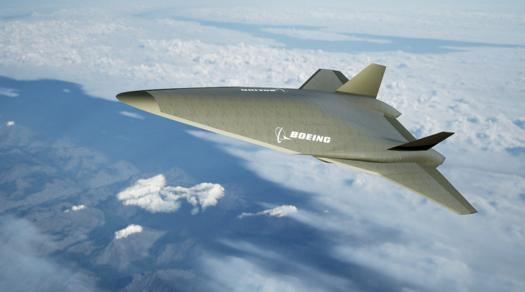 Ez az elképzelt szuperszonikus repülőgép még csak illusztrációként szolgál. A NASA azonban a repülőgépipar legnagyobb szereplőivel és legfontosabb kreatív műhelyeivel összefogva kívánja kidolgozni egy olyan utasszállító koncepcióját, amely lehetővé teheti akár az óceánok feletti napi ingázást is. / Kép: Boeing/NASA